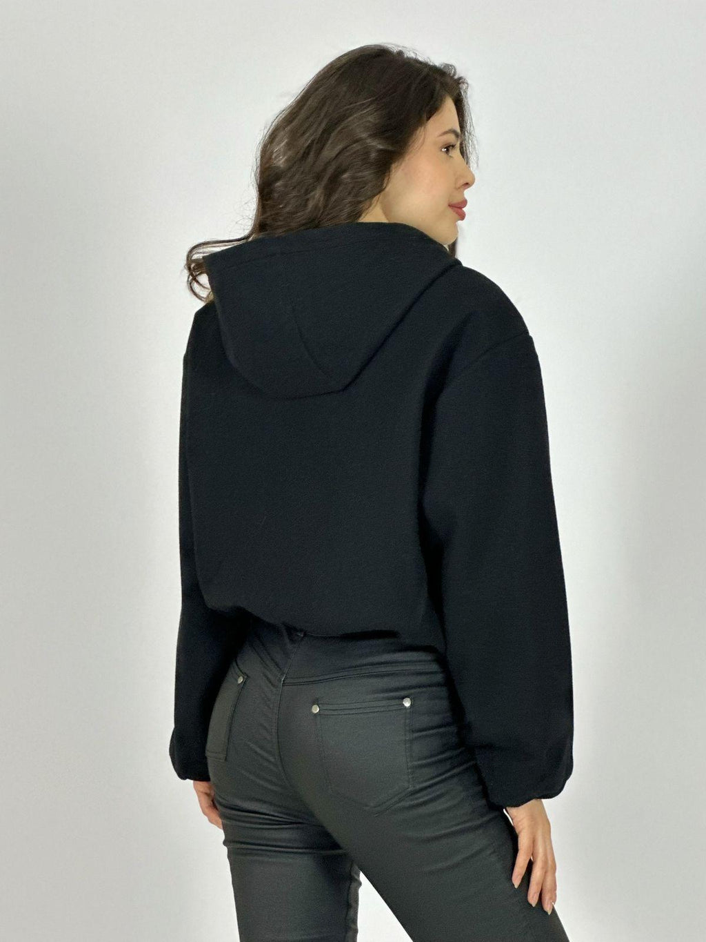 Chaqueta Bomber Corta con Gorro