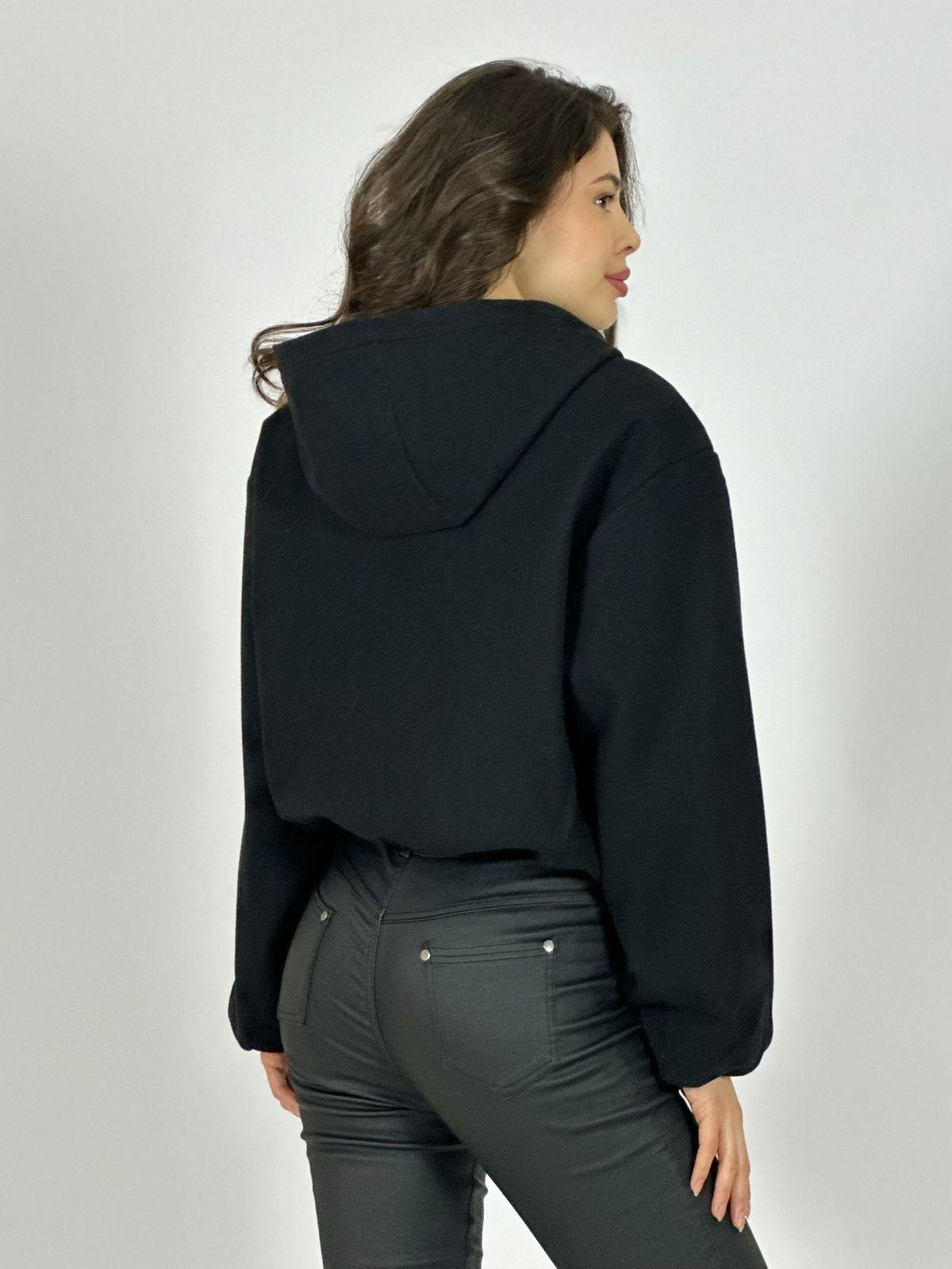 Chaqueta Bomber Corta con Gorro