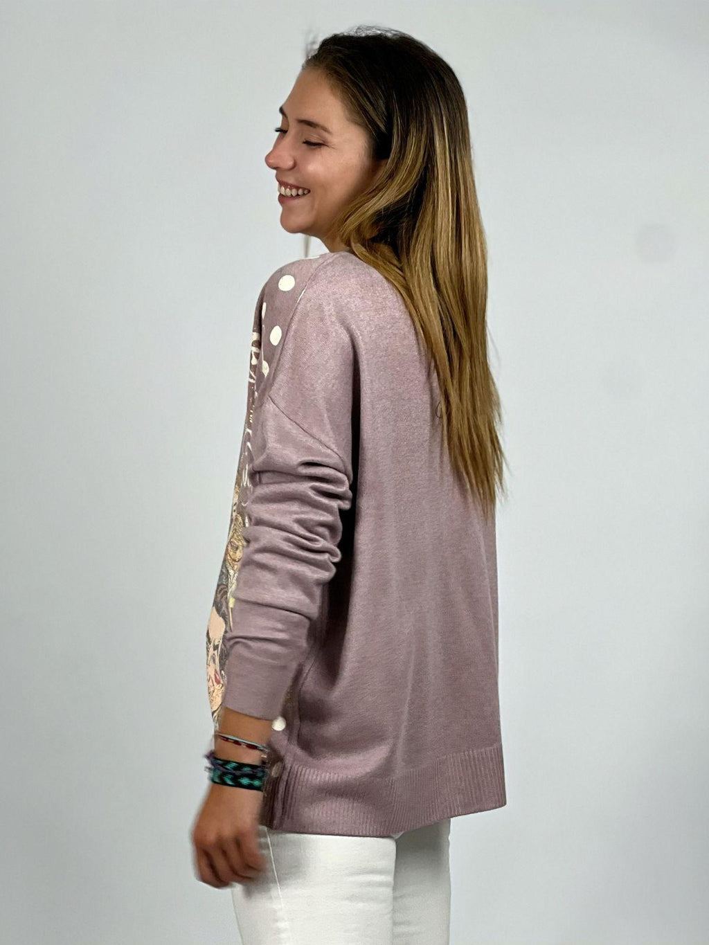 Sweater Spandex Comics Lunares