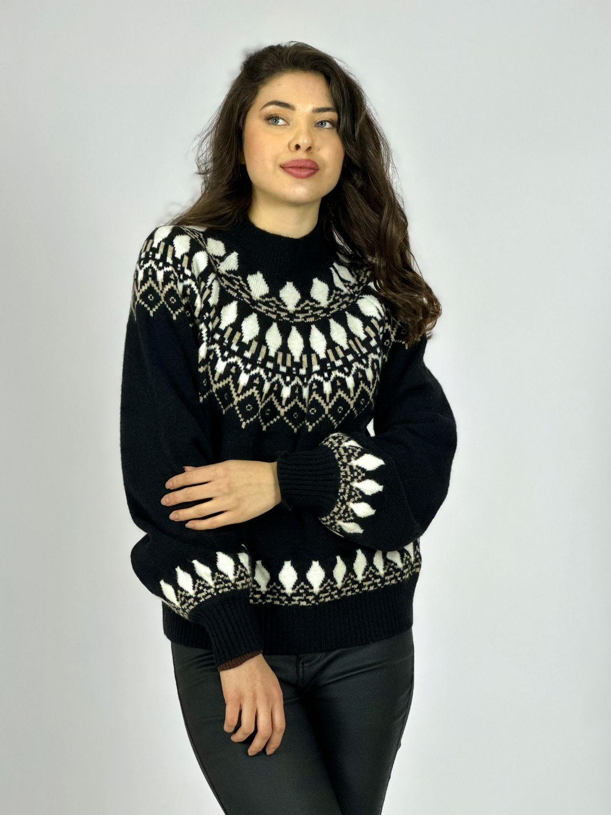 Sweater Lana Diseño Tipo Rombo