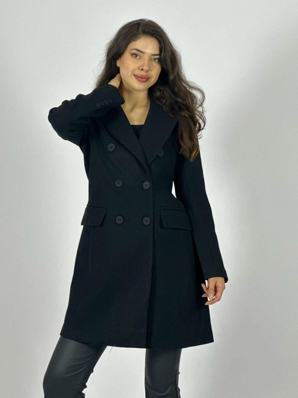 Abrigo Largo de Paño 6 Botones