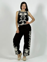 Conjunto de Lino Bordado