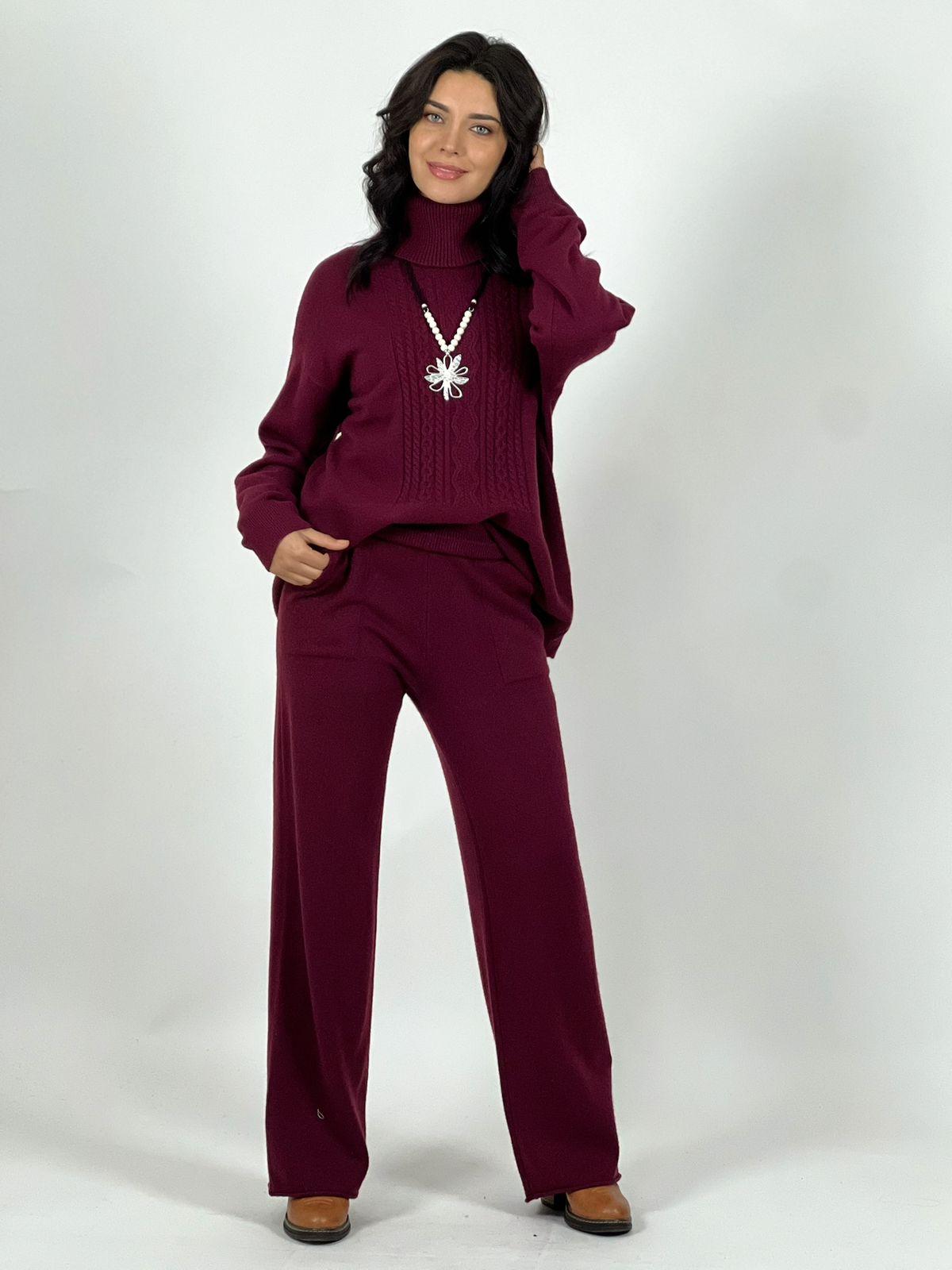 Conjunto de Lana Detalle Trenzado