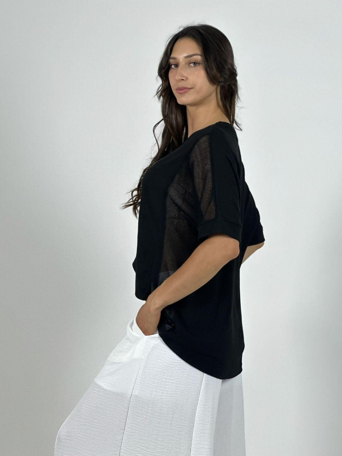 Polera Algodón Osito Dorado Mangas Tejidas