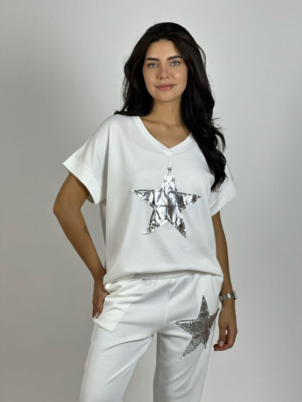 Polera de Algodón Con Estrella