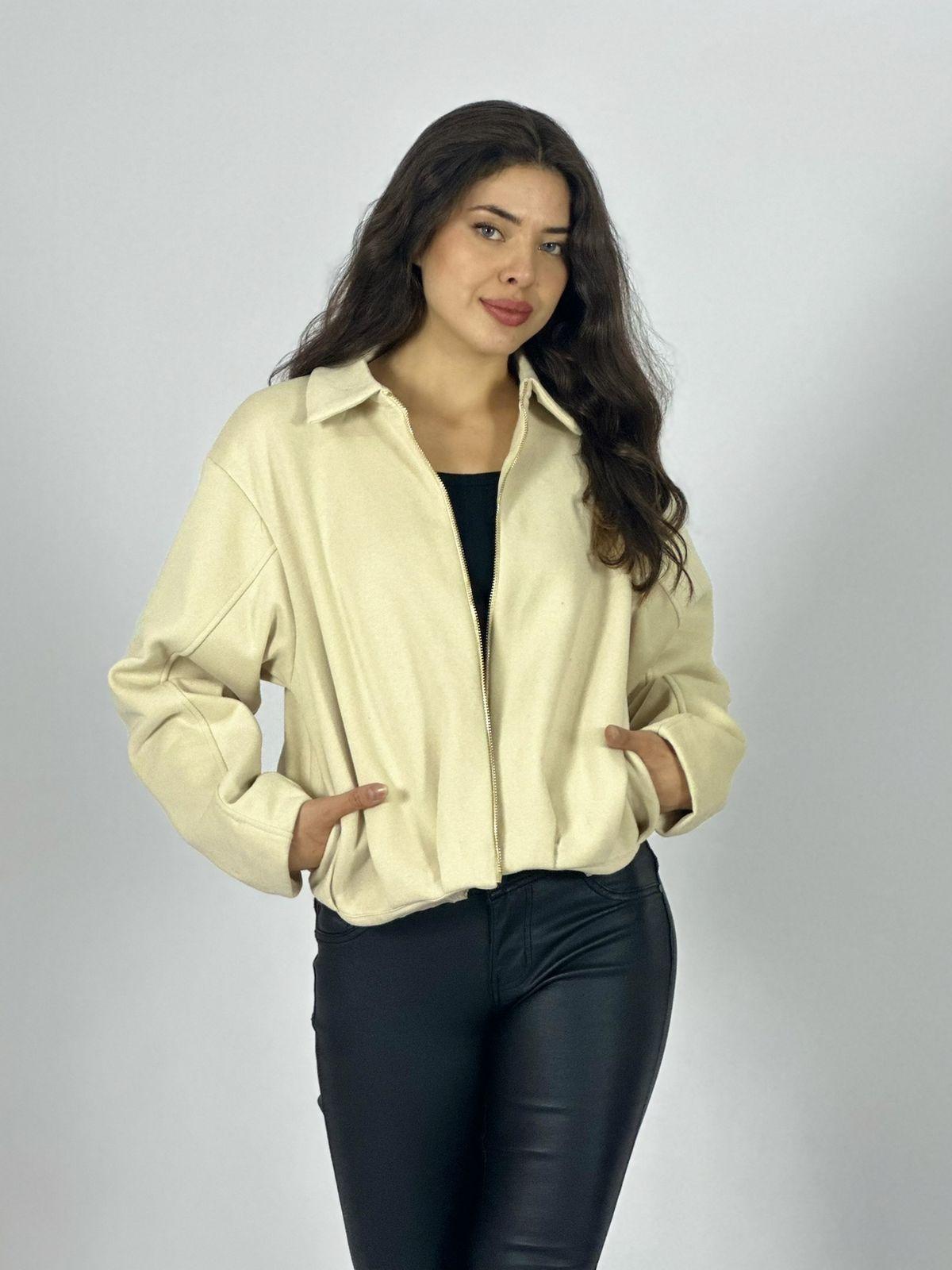 Chaqueta Bomber Paño Lisa