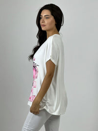 Polera Algodón Love Print