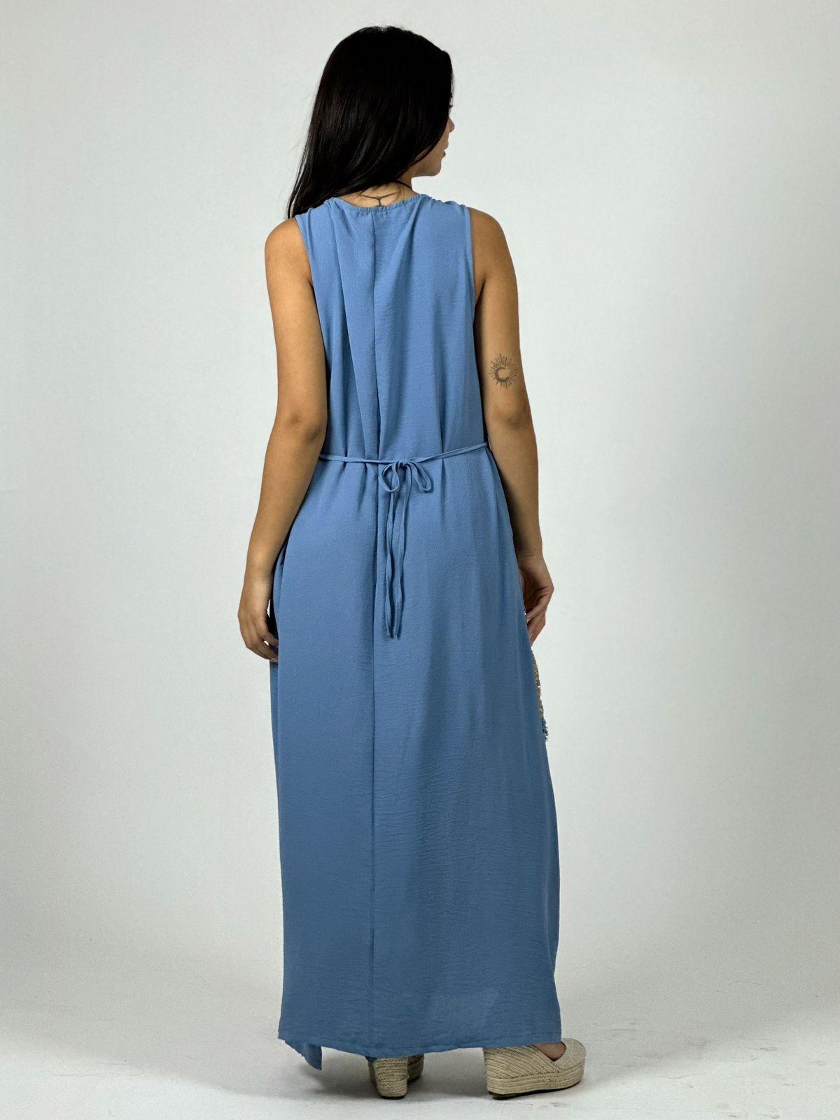 Vestido Crepé  Estrella Brillante