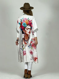 Tapado Italiano Tejido Dorso Frida Kahlo