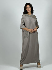 Vestido Lino Largo Holgado