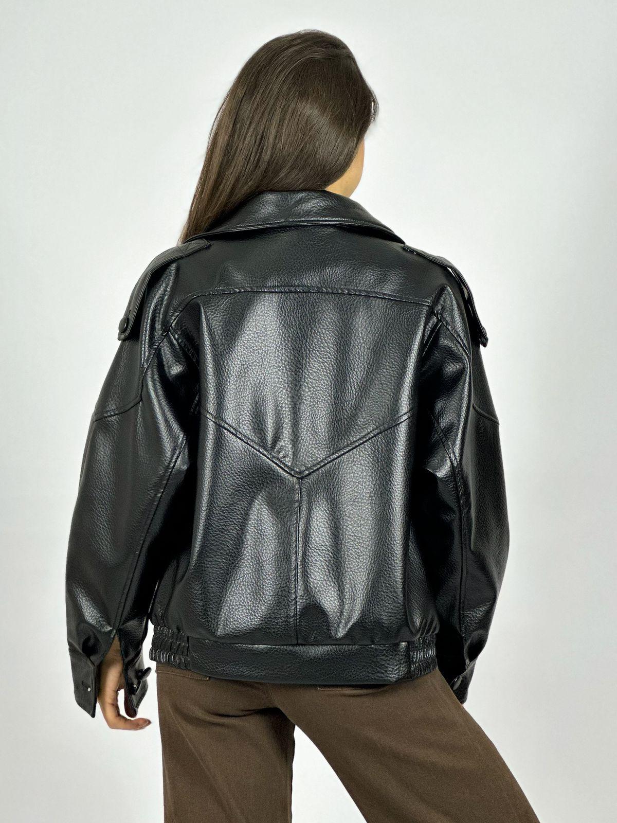 Chaqueta Eco Cuero Forrada Aviadora