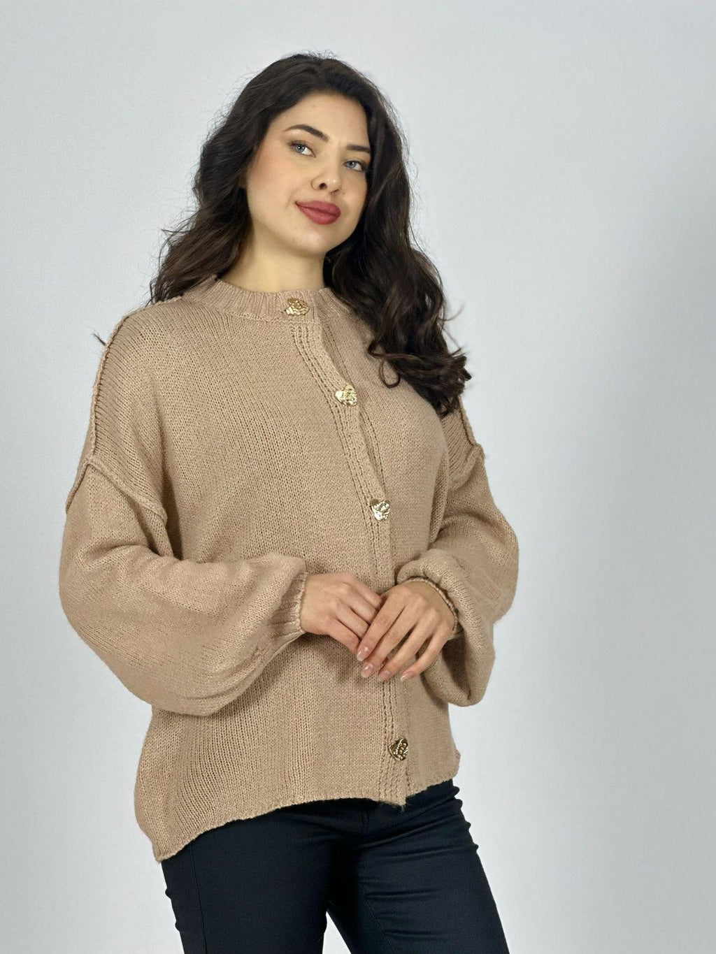 Sweater Lana Botones Corazón
