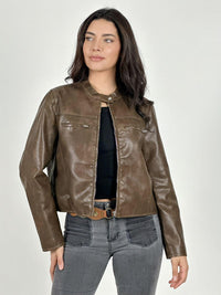 Chaqueta Biker Ecocuero