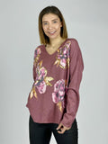 Sweater Spandex Estampado Floral