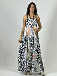 Vestido Viscosa Print con Corazón