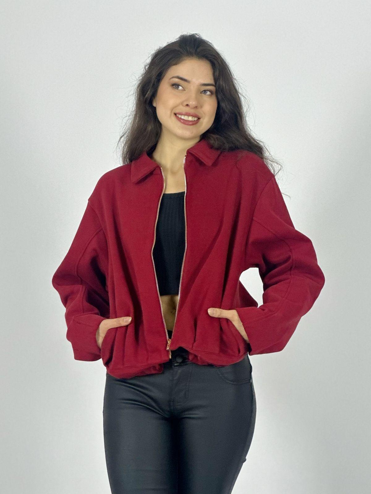 Chaqueta Bomber Paño Lisa