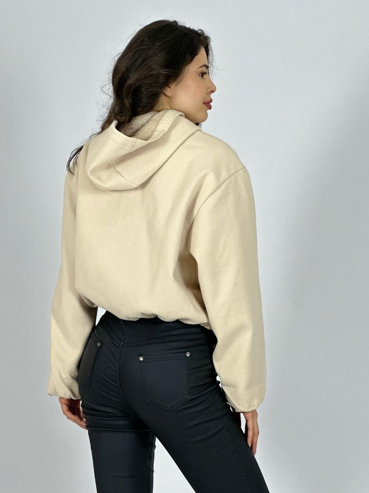 Chaqueta Bomber Corta con Gorro