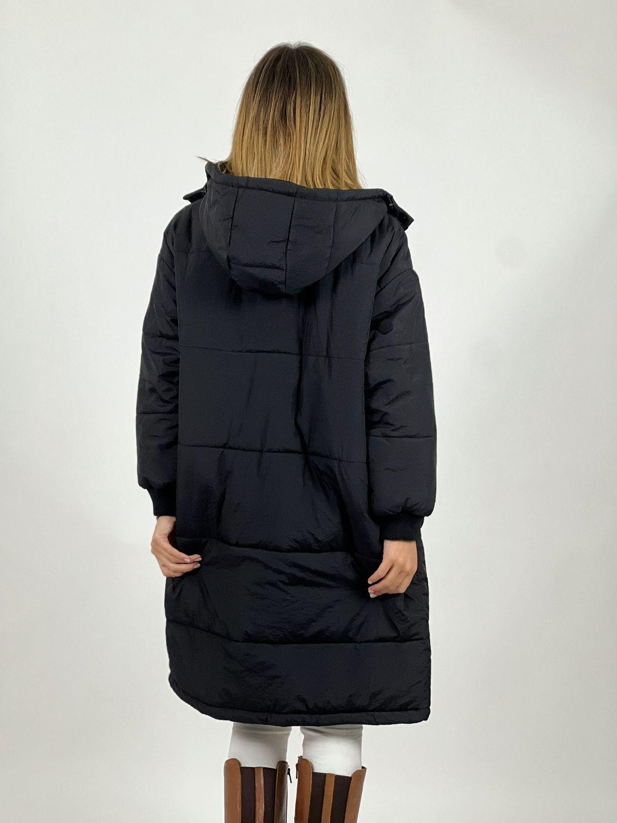 Parka Acolchada Bolsillos Cargo