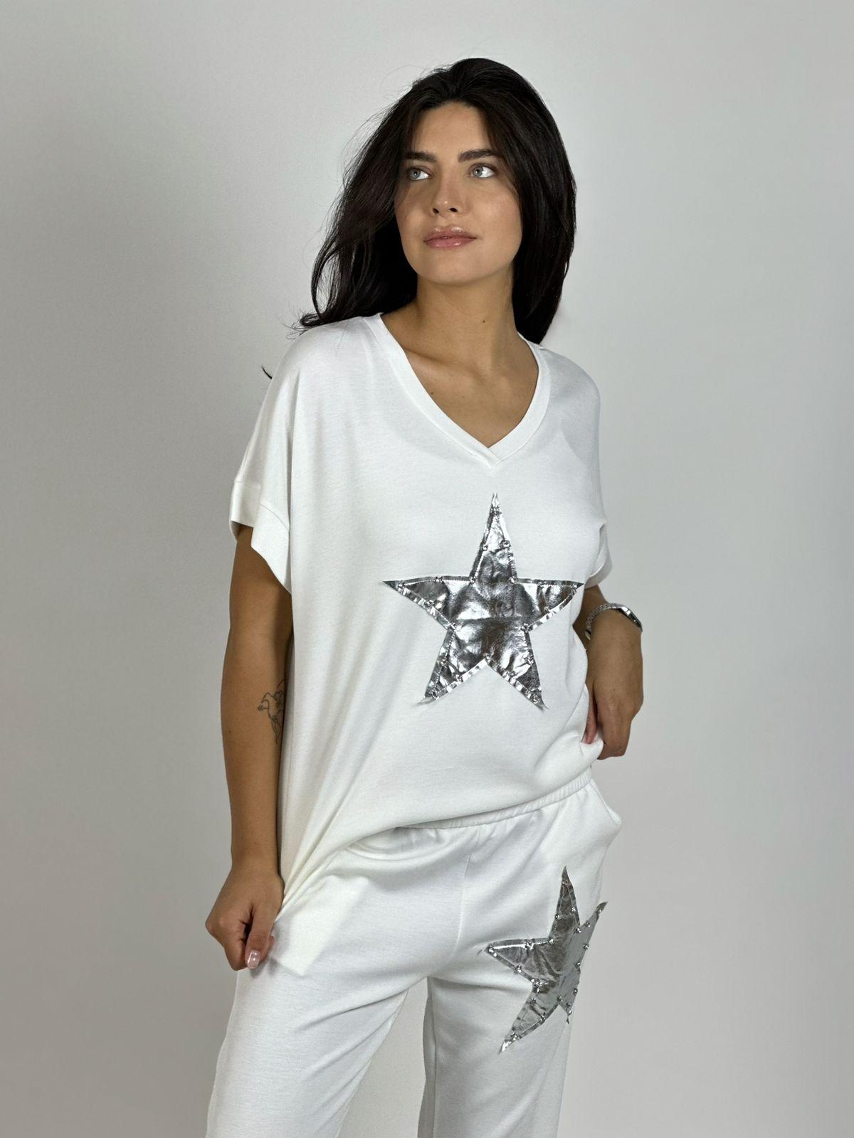 Polera de Algodón Con Estrella