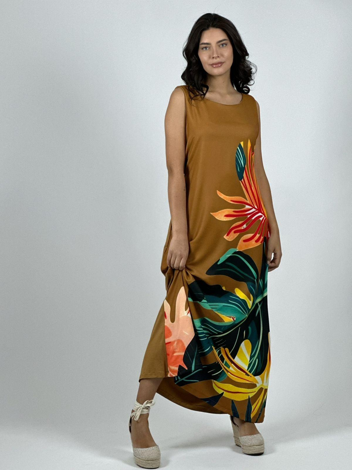 Vestido Sublimado Hojas