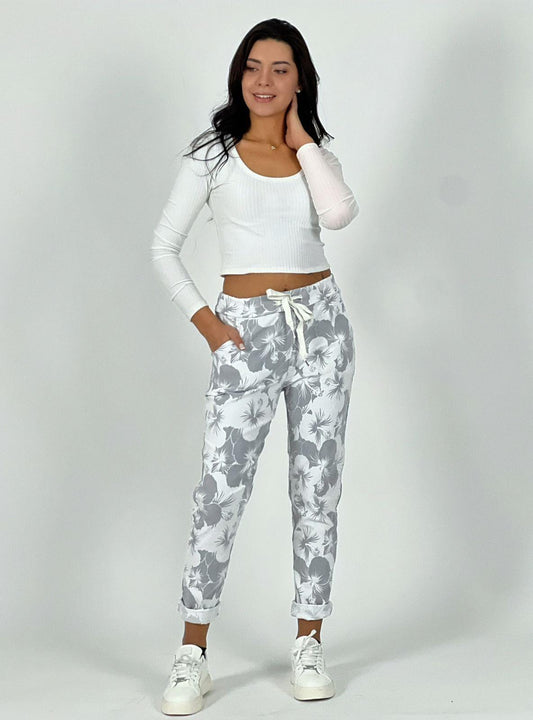 Jogger Italiano Estampado Floral