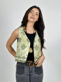 Pantalón y Gillette Viscosa Estampado Boho