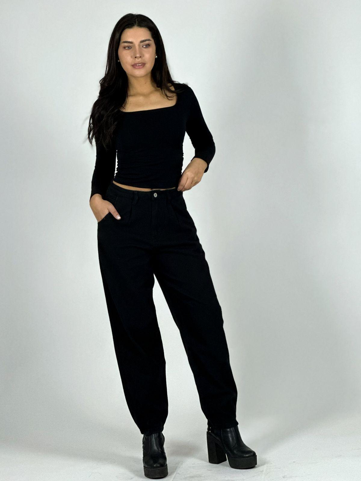 Pantalón Italiano Estilo Mom