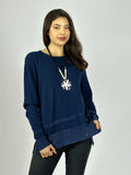 Sweater Spandex Bordes con Brillos