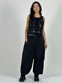 Pantalón Gabardina con Bolsillos