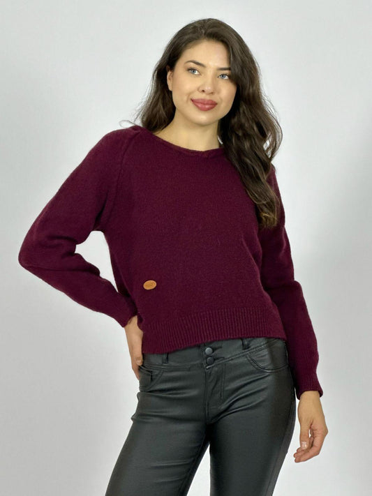 Sweater De Lana Con Capucha