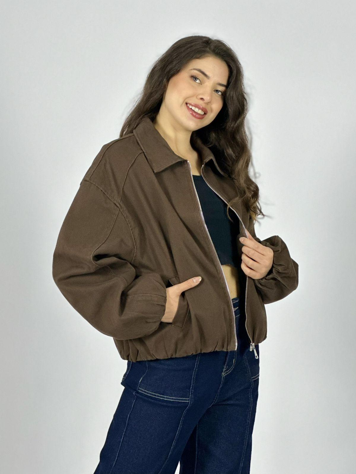 Chaqueta Bomber de Mezclilla