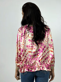 Bomber italiana Lino Manchas Difuminadas