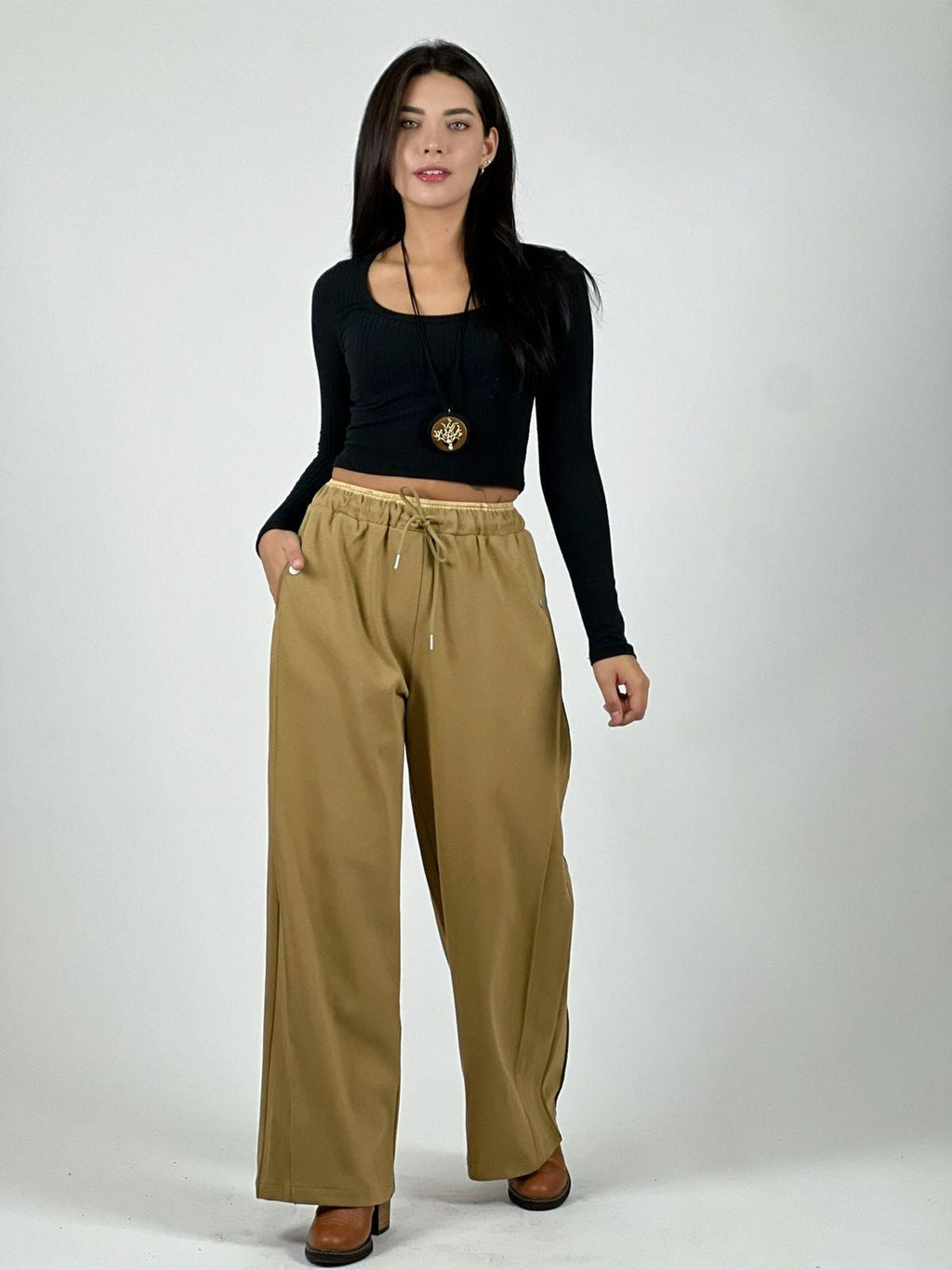 Pantalón de Algodón Doble Pretina