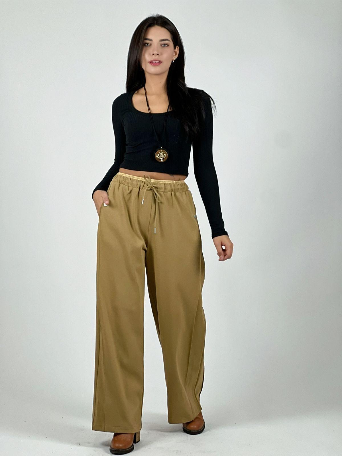 Pantalón de Algodón Doble Pretina