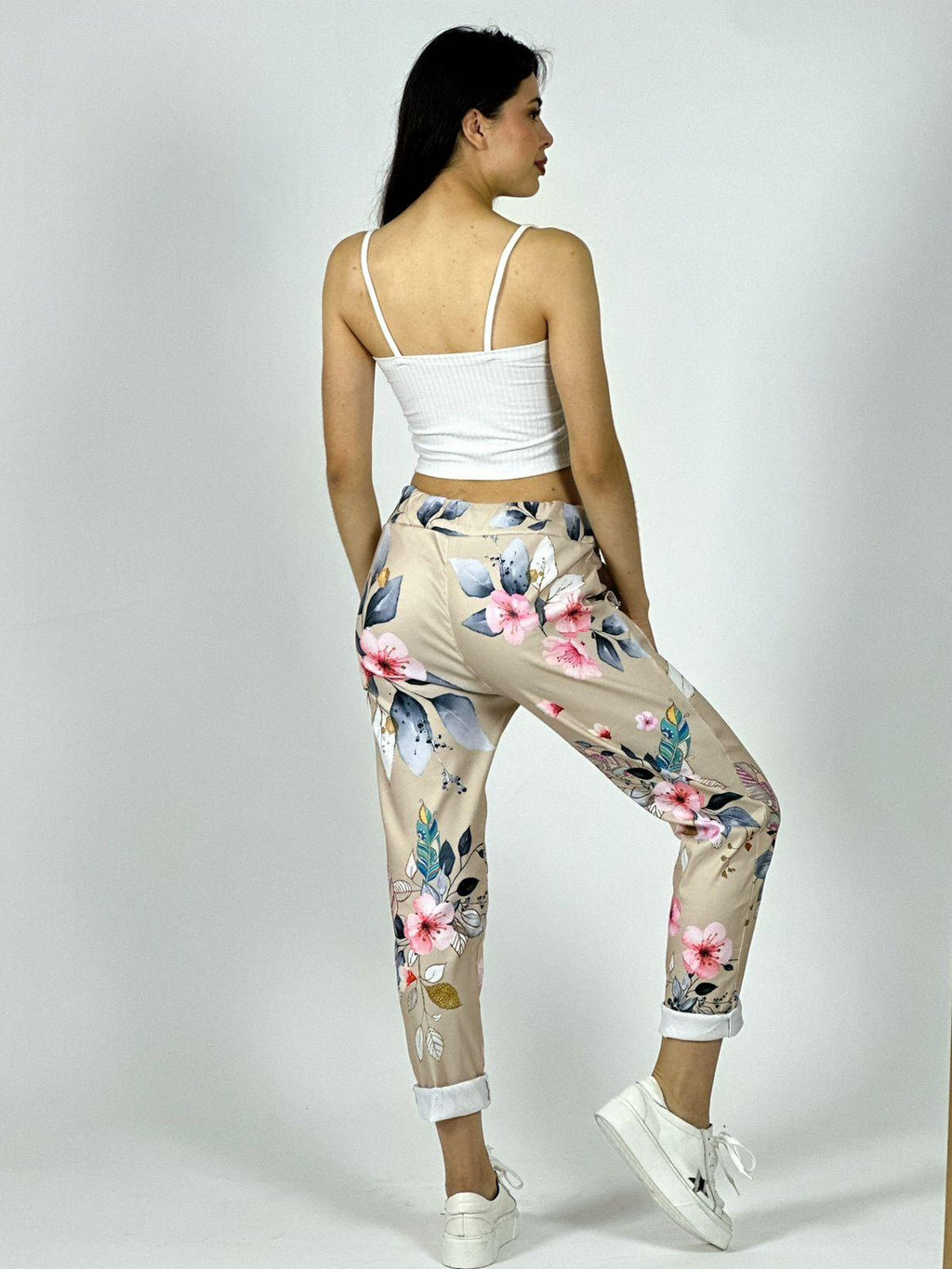 Jogger Italiano Viscosa Floral