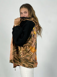 Abrigo Chiporro estampado Cebra