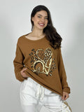 Polerón Italiano Triple Corazón Print