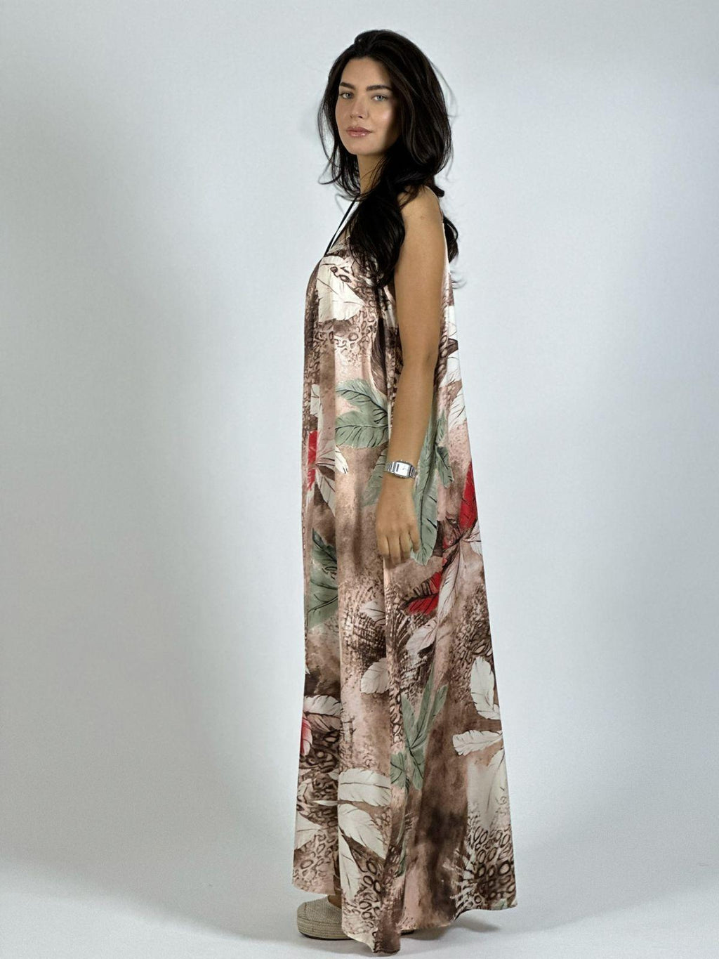 Vestido Estampado Hojas