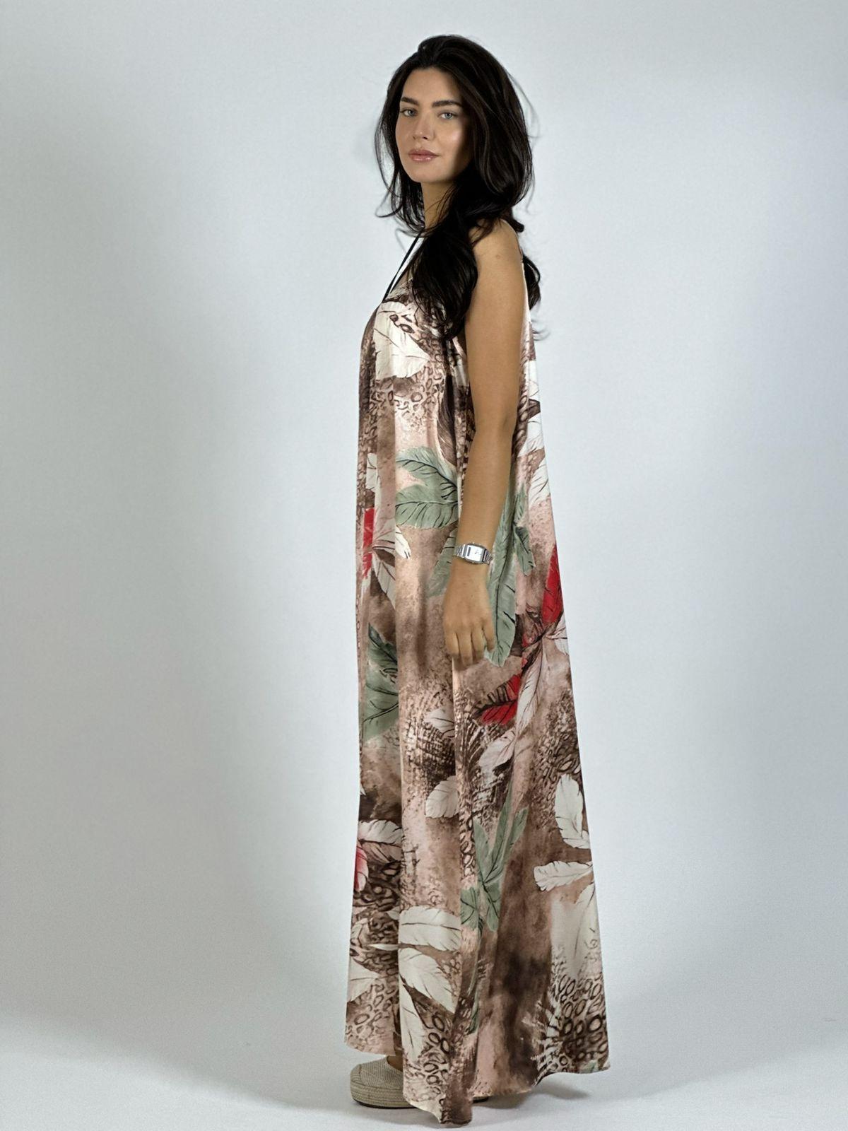 Vestido Estampado Hojas