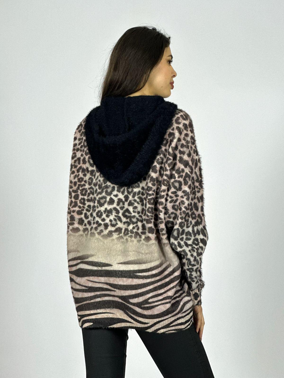 Polerón Cashmere Print Estrella Brillos