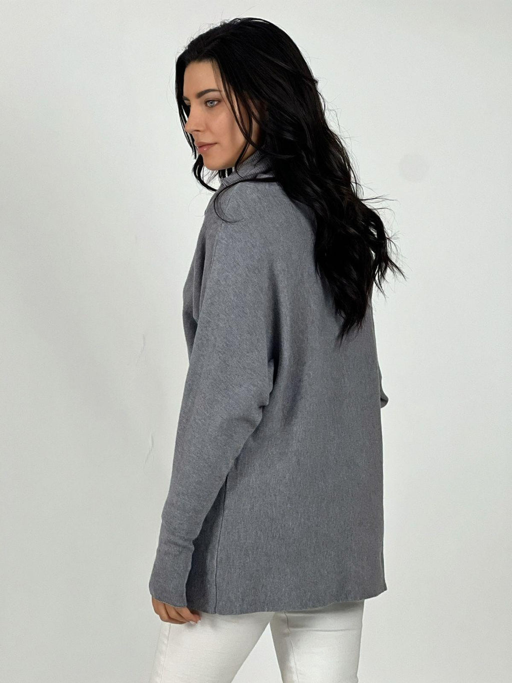 Sweater Spandex de Lana Cuello Alto