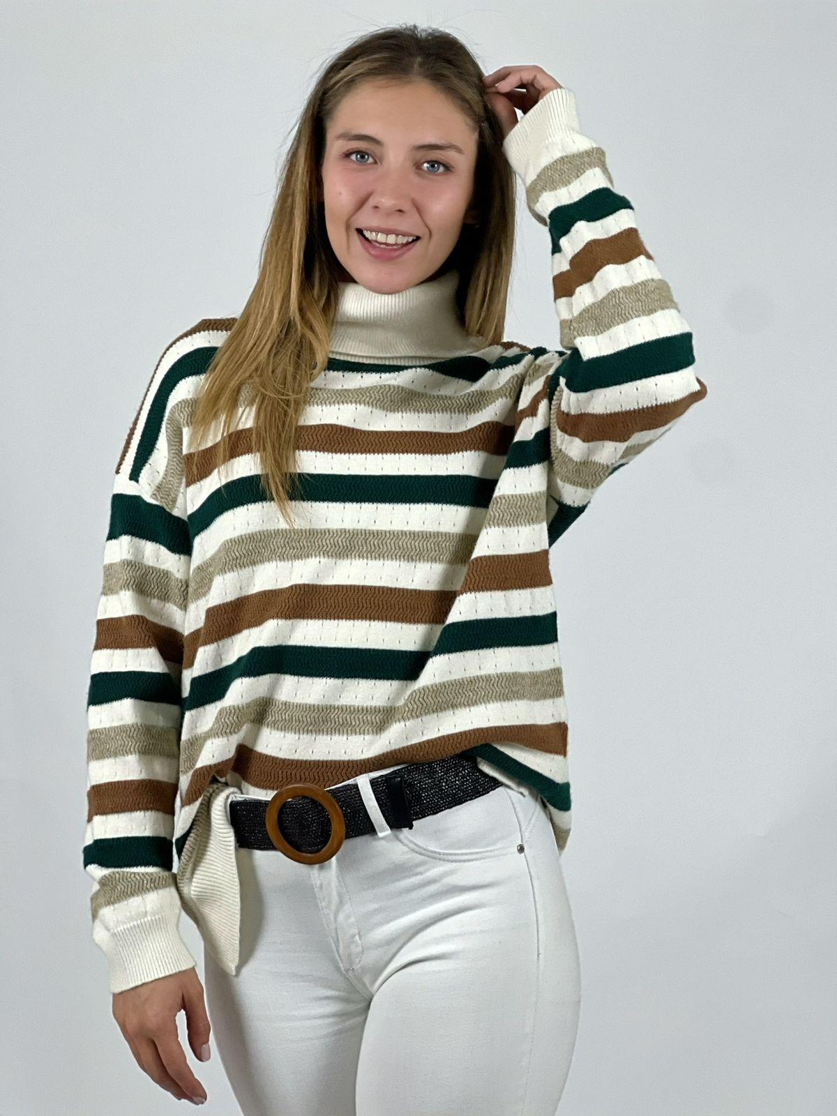 Sweater Lana Lineas Horizontales