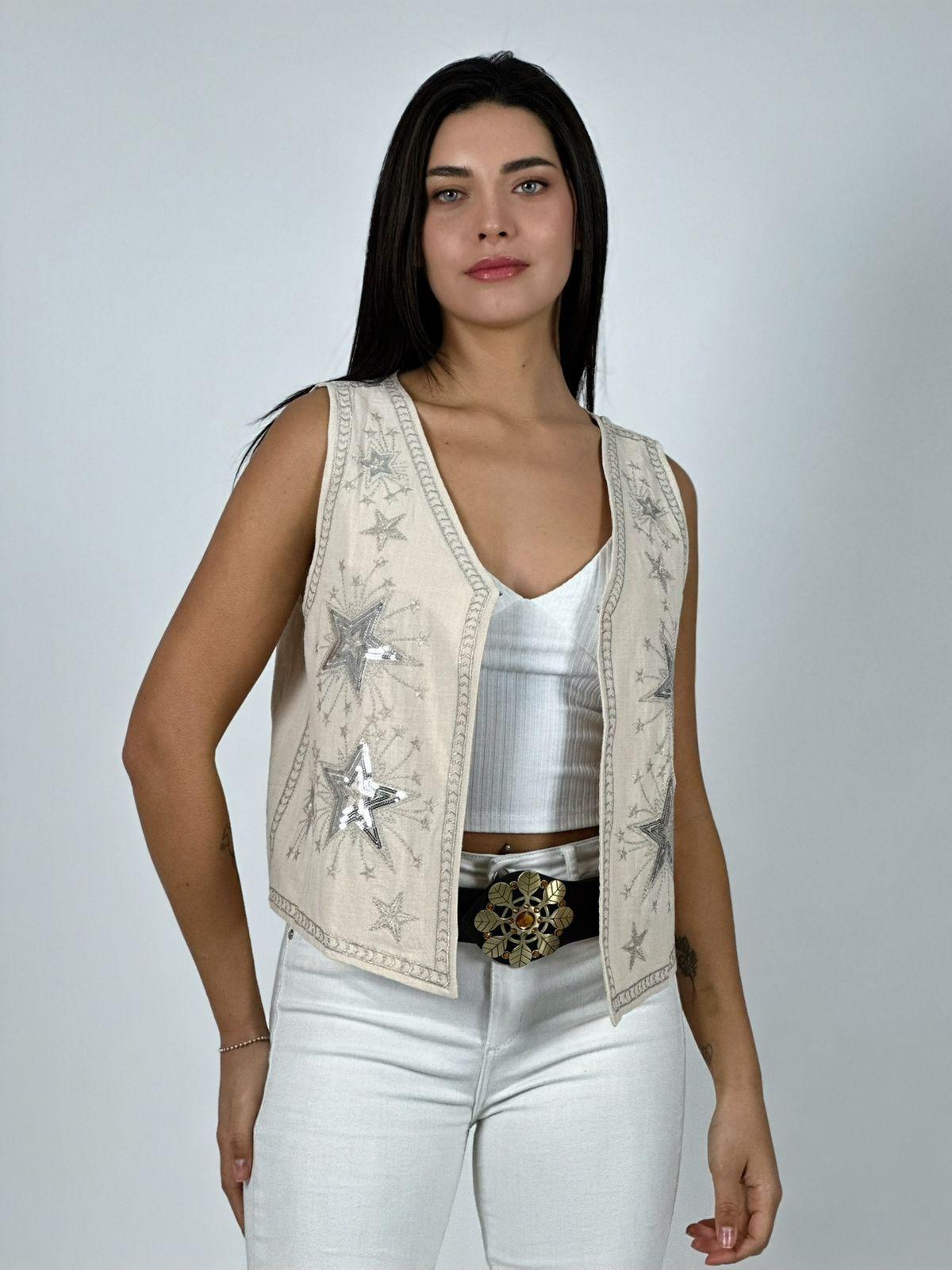 Gillette Boho Chic Estrellas Bordadas