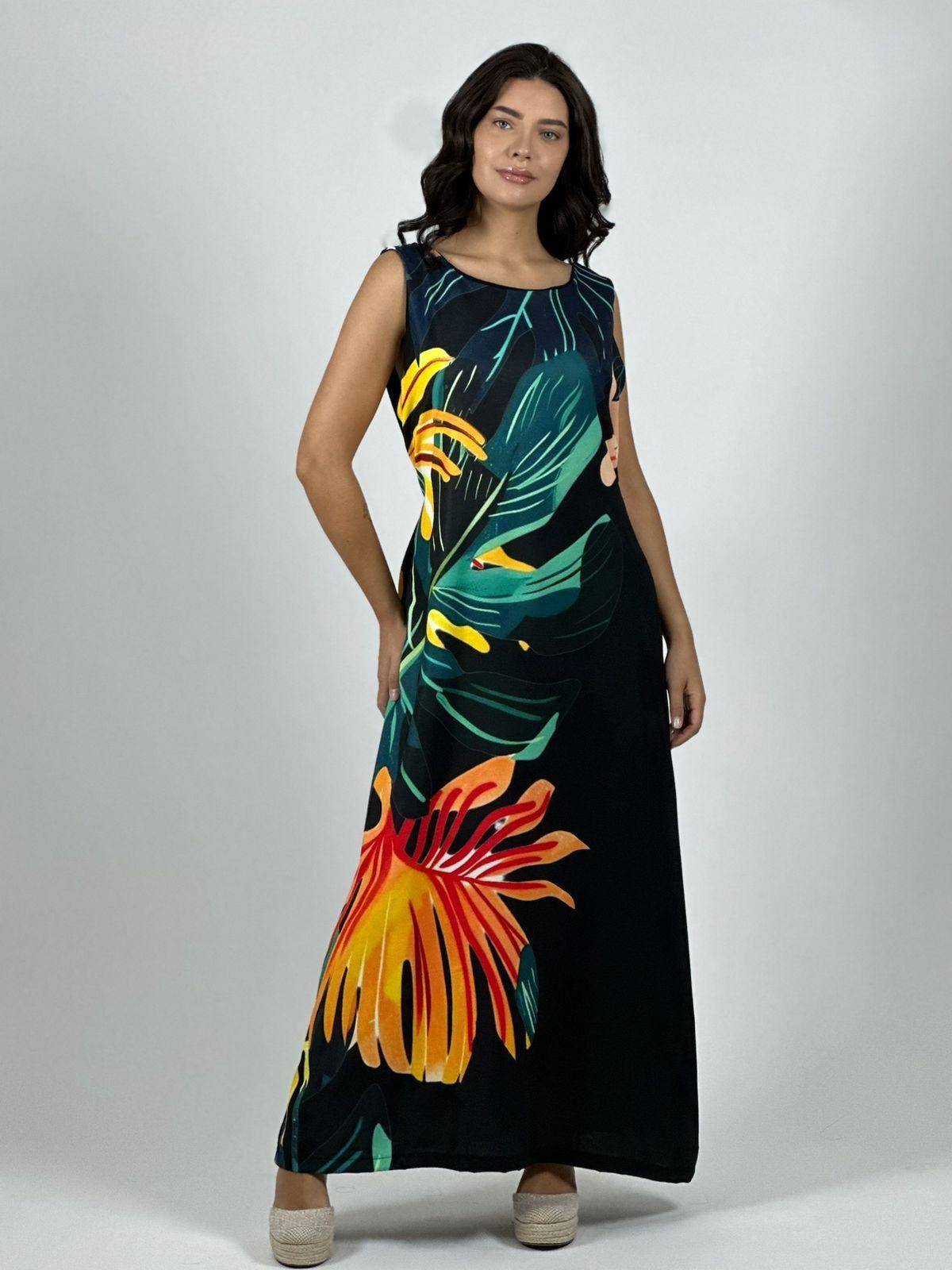 Vestido Sublimado Hojas