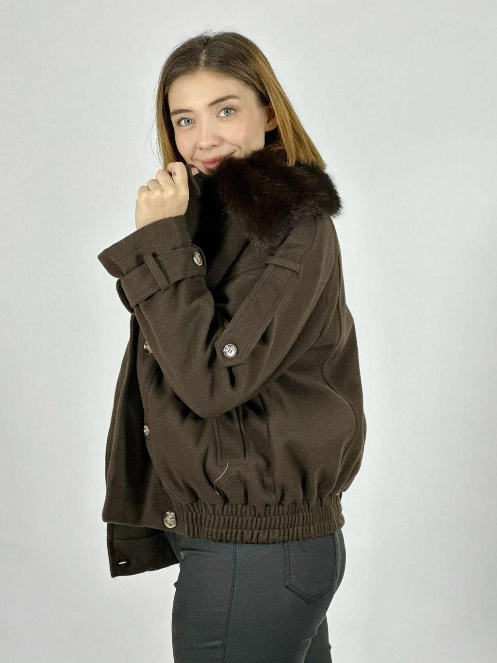 Chaqueta Aviadora de Paño