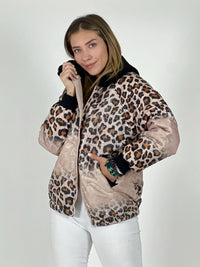 Parka con Lentejuelas Print