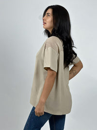 Polera Crepé Triple Estrellas