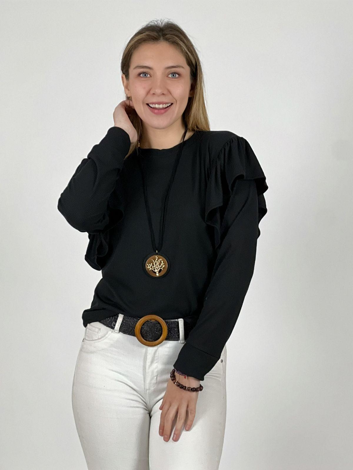 Polera Monserrat Faroleo en Hombros