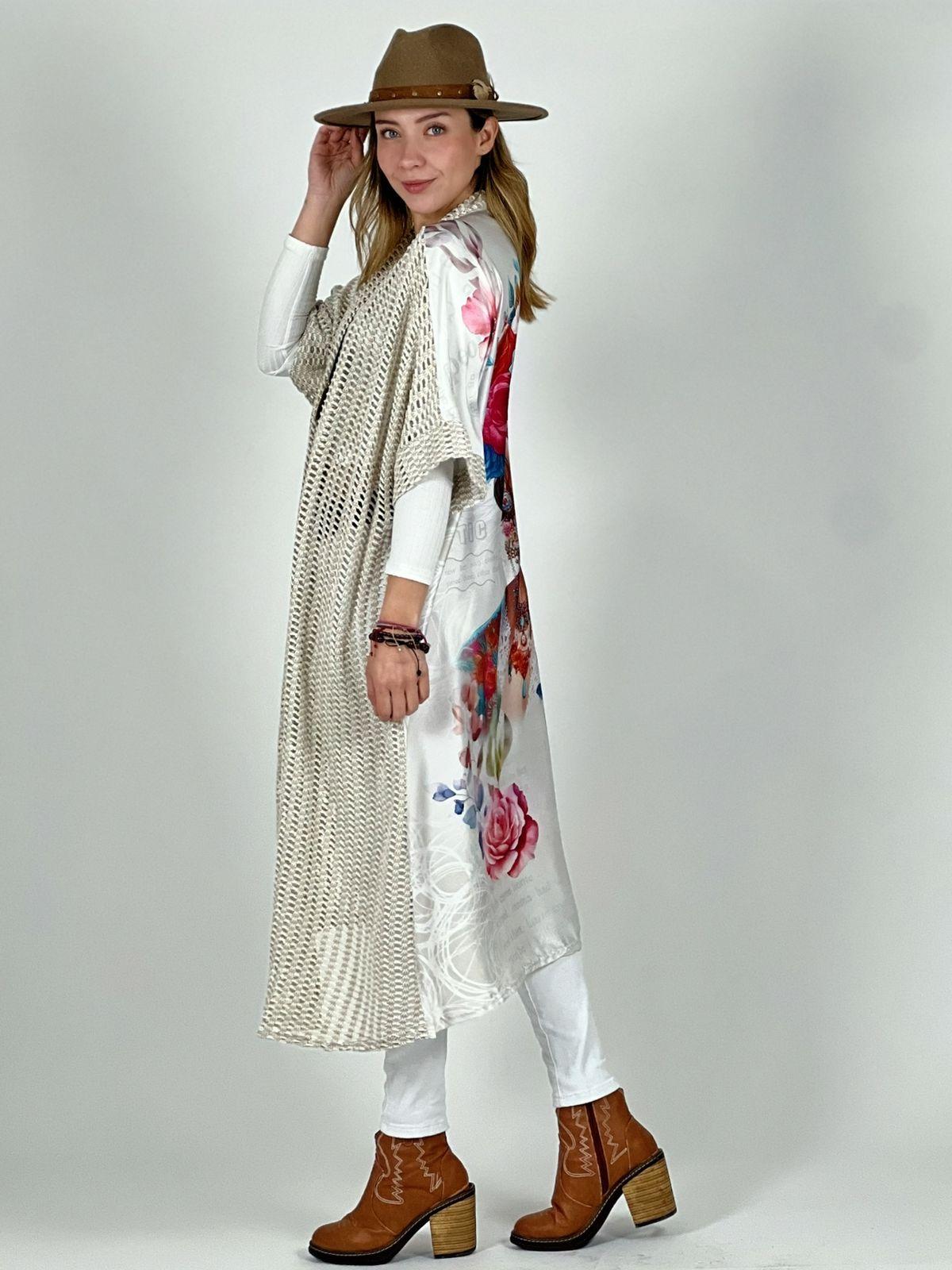 Tapado Italiano Tejido Dorso Frida Kahlo