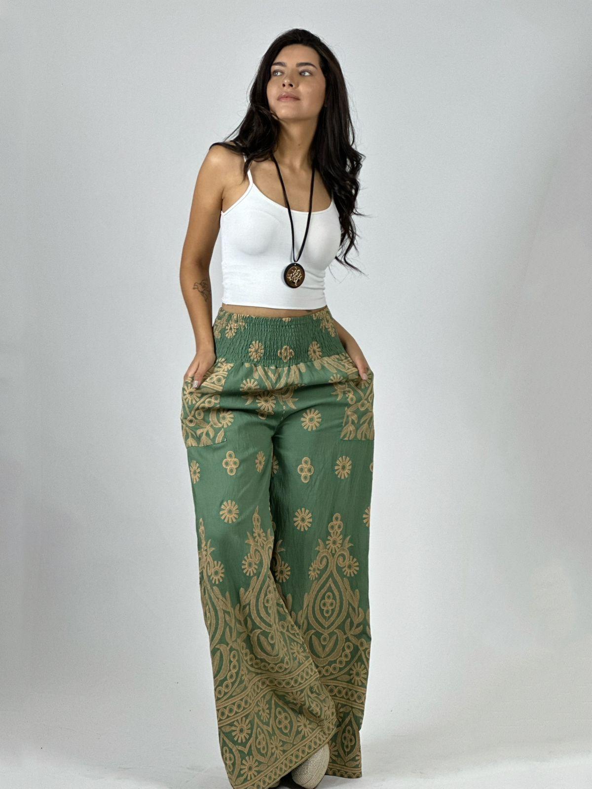 Palazzo Lino Estampado Boho